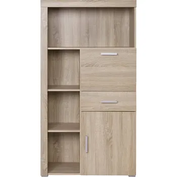 regál Regál Damis - Mebelbos Dub Sonoma 90.5x164 cm