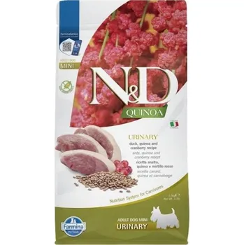 Krmivo pro psa N&D Grain Free Quinoa Dog Adult Mini Urinary Duck & Cranberry 1,5kg