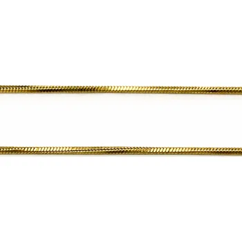 Náhrdelník Ocelový náhrdelník Struna 2 mm – zlacená chirurgická ocel - 50 cm