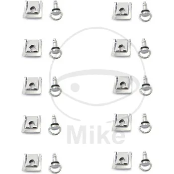 Šroub Fairing fastener dzus JMP 17mm stříbrná