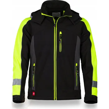 Pánská softshellová bunda PÁNSKÁ SOFTSHELLOVÁ BUNDA VODĚODOLNÁ S ODEPÍNACÍ KAPUCÍ NA PODZIM JARO M