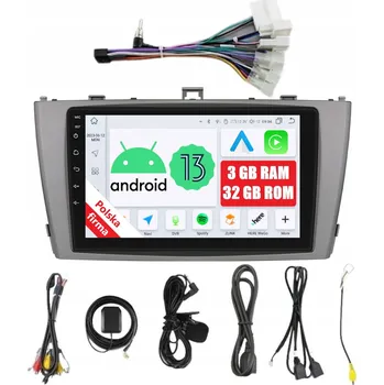 Autorádio 2DIN AUTORÁDIO S NAVIGACÍ ANDROID TOYOTA AVENSIS T27 3/32 GB DSP CARPLAY