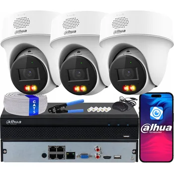 Bezpečnostní kamera IP kamera 4MPx Dahua s 3x zoomem, otočná, IPC-PT1439H-PV-0280B, PoE, LED, IR