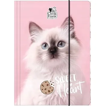 Desky s gumou A4 Cleo i Frank 45 (kočka) DERFORM