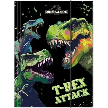 Desky s gumou A4 Dinosaurus 20 Derform