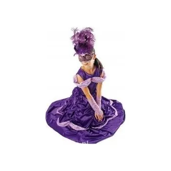Karnevalový kostým KOSTÝM BELLA LUX 98/104 - FIALOVÁ PRINCEZNA