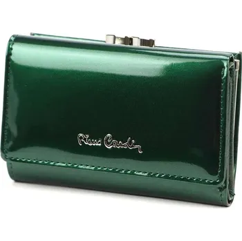 Pierre Cardin Dámská peněženka 07 SHINY 117 Zelená lakovaná kůže