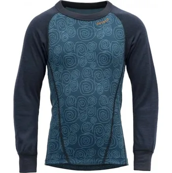 Dětské termoprádlo Dětské triko s dlouhým rukávem DEVOLD Duo Active Merino Flood, 4