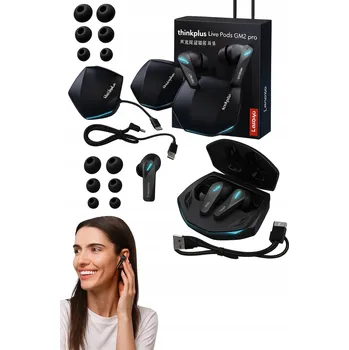 Sluchátka Bezdrátová sluchátka do uší Lenovo GM2 Pro