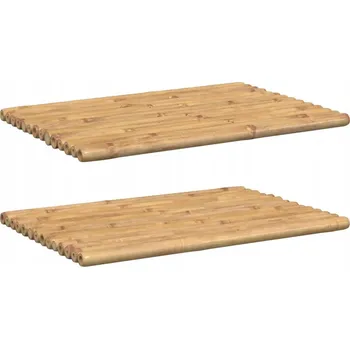 Koupelnová předložka Bambusová koupelnová předložka 70 x 50 cm, přírodní provedení