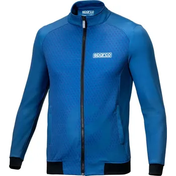 Pánská mikina Sparco Mikina Full Zip Subly Tmavě modrá M