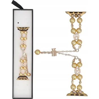 Náramek Náramek GlacierX pro Apple 18mm zlatý