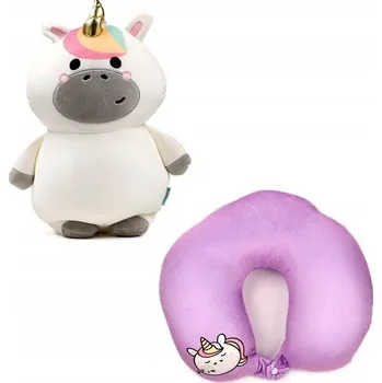 plyšák Swapseazzz Cestovní Polštář a plyšová hračka 2 v 1 Jednorožec CUSH377