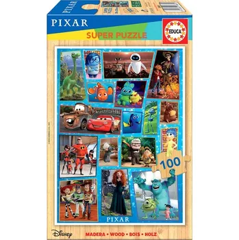Puzzle Puzzle 100 dílků Educa Hrdinové pohádek Disney Pixar