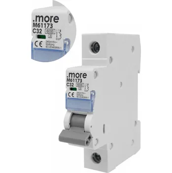 Jistič Jistič 6kA 1P C 32A 240/415V IP20 na DIN lištu Ecolight