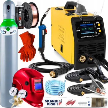 Svářečka Svářecí poloautomat MAGNUM MIG 207 ALUMINIUM PULS SYNERGIE MMA 230V 200A