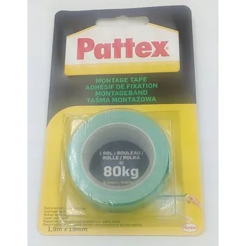 Oboustranná lepicí páska Pattex 19 mm x 1,5 m