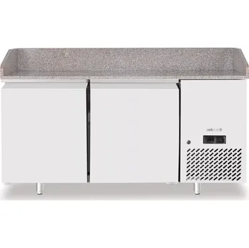 Lednice Chladicí stůl na pizzu s žulovou pracovní deskou, 2-dveřový, Arktic, 250L, žula, 230V/250W, 1510x800x(H)875mm | 220245