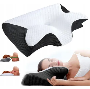 Polštář Polštář pod krk ortopedický paměťová pěna pro spaní ergonomický