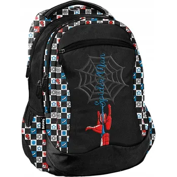 Školní batoh Školní batoh Spider-Man Paso s více přihrádkami černý, vícebarevný 20 l