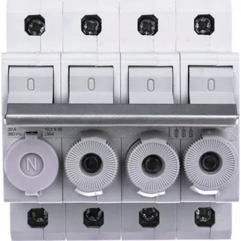 Cylindrický pojistkový odpojovač 10x38 4P L95400 Hager