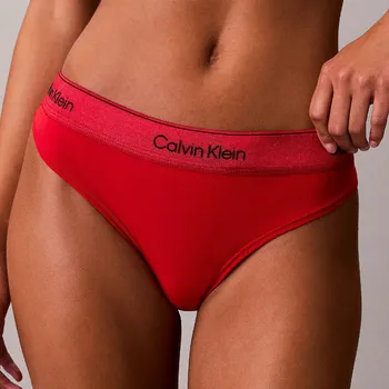 Dámské spodní prádlo Calvin Klein - Icon cotton holiday tanga adrenaline rush XS QF8549