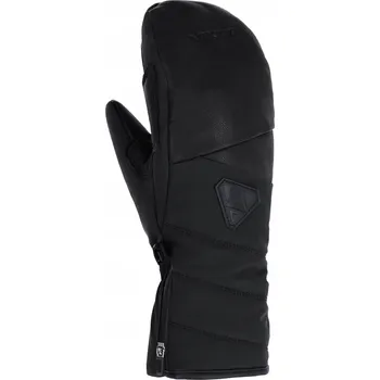 Rukavice Dámské lyžařské rukavice VIKING Norvika Pro Mitten černé s kůží vel. 6