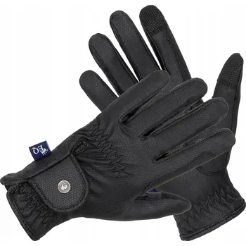 Jezdecké rukavice Jezdecké rukavice Equestrian Queen Winter Charcot černé XS