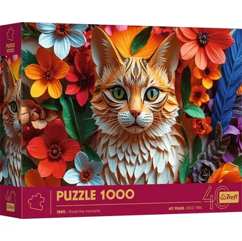 Puzzle Puzzle 40. výročí Trefl Puzzle 1000 kusů Trefl 1000 Kat