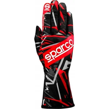 Moto oblečení Rukavice Sparco K-Rookie Karting Černo-červené vel M