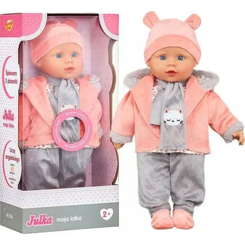 Panenka Smily Play panenka Julka interaktivní miminko 40 cm říká PL/ENG