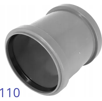 Kanalizační potrubí NÁTRUBEK NÁSUVKA SPOJKA TRUBKY KANALIZAČNÍ 110 ŠEDÁ PVC