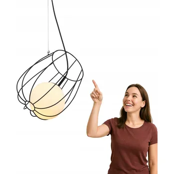 Italux MELISA MDM-3943/1 BK Závěsné stropní svítidlo 1x40W/E27