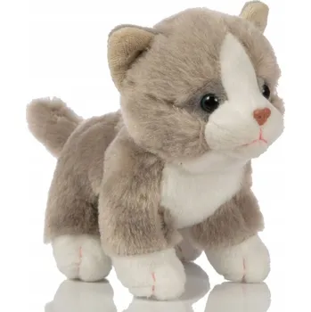 plyšák UNI-TOYS Šedé Koťátko Stojící 13 cm Plyšová Plyšák