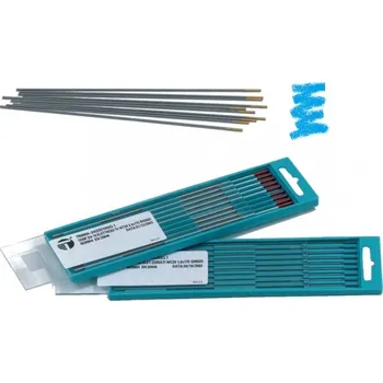 Stavební hořák Wolframová elektroda 1,6 x 175 mm WR2 TIG Trafimet tyrkysová