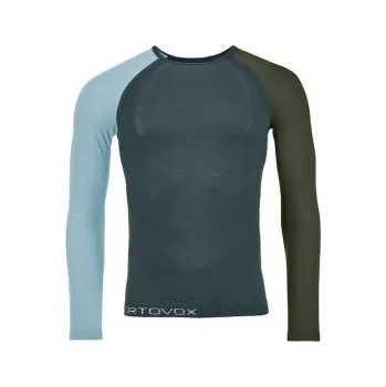 Pánské termoprádlo Ortovox 120 COMP LIGHT LONG SLEEVE MEN 87801 dark arctic grey šedá M