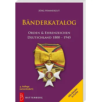 Bänderkatalog – Orden &amp; Ehrenzeichen | 4. vydání 2025 | Jörg Nimmergut