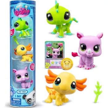 Figurka LITTLEST PET SHOP SÉRIE 1 WILD VIBES PET TRIO – SADA 3 FIGUREK LPS