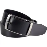 Papillon Pánský kožený opasek No.6 (35mm)-Černý / 100 cm