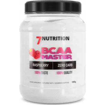 Aminokyselina BCAA Master prášek 7Nutrition 500 g, malinová příchuť