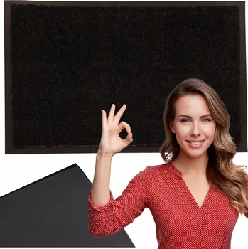 Rohožka Hotová gumová textilní rohožka 90 x 150 cm