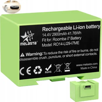 Baterie pro iRobot Roomba i7 i3 i4 e5 e6 2900mAh 14.4V Li-ion