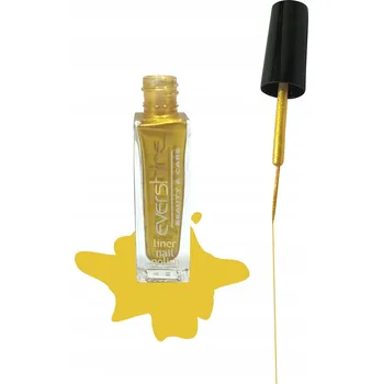 Lak na nehty Zlatý liner GOLD lak na nehty s tenkým štětečkem pro zdobení
