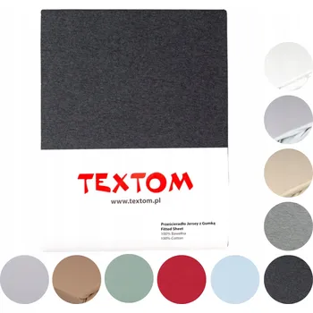 Prostěradlo PROSTĚRADLO S GUMIČKOU 200 x 220 cm BAVLNA ANTRACIT MATRACE 30 cm PREMIUM