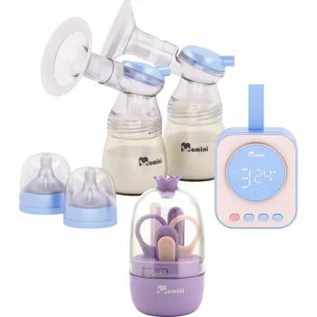 Odsávačka mléka Momini TwinPump Dvojitá 4-fázová elektronická odsávačka mateřského mléka