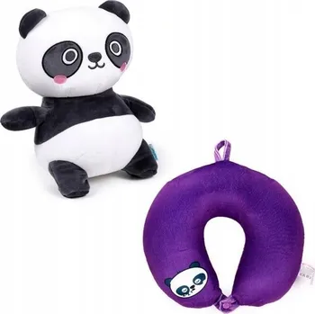 plyšák Swapseazzz 2v1 cestovní Polštář a plyšová hračka - Panda