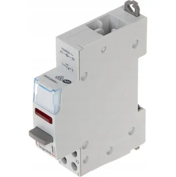 vypínač Modulární tlačítko Legrand 412940 20A 1P s LED kontrolkou 110/400 V červené