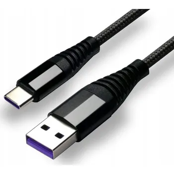 Datový kabel Kabel Everactive USB - USB typ C, 1 m, černý
