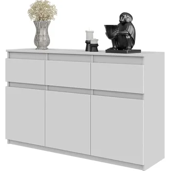 Komoda Komoda Furnica. Noah 120 x 35 x 75 cm bílá matná