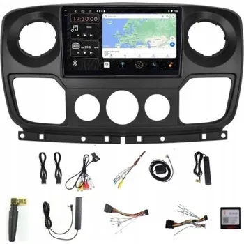 Auto Hi-Fi ANDROID RÁDIO NAVIGACE RENAULT MASTER 2010-2022 CARPLAY WIFI 6/128GB SIM